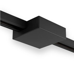 Qub Plafonnier carré pour rail monophasé – Noir Qub Plafonnier carré pour rail monophasé – Noir