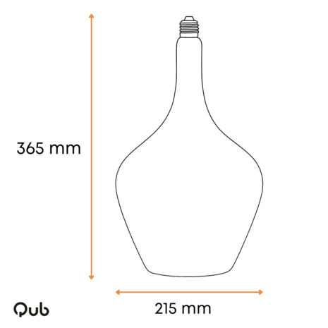 Qub Aurora Glas-Pendelleuchte - E27 - 4W - 1800K Warmweiß - Blau mit gelbem Verlauf - Stimmungslicht aus Glas mit Filament - Für Schienensystem (Adapter separat) Qub Aurora Glas-Pendelleuchte - E27 - 4W - 1800K Warmweiß - Blau mit gelbem Verlauf - Stimmungslicht aus Glas mit Filament - Für Schienensystem (Adapter separat)