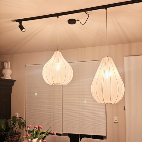 Adaptateur pour lampe suspendue monophasé - Noir Adaptateur pour lampe suspendue monophasé - Noir