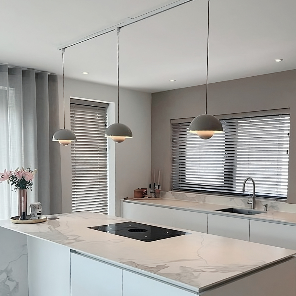 Adaptateur pour lampe suspendue monophasé - Blanc Adaptateur pour lampe suspendue monophasé - Blanc