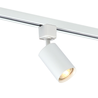 Qub Qub Focus III  Spot - 1-Phase Schienenstrahler Spot - Spotleuchten - GU10 & LED Kompatibel - 360° drehbar - Deckenschiene lampe Schwarz - Stilvoll Modern und Dicht - Weiß