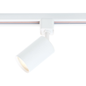 Qub Qub Focus III Spot - Monophasé Plafonnier Spot – Spot sur Rail - GU10 & LED Compatible - Rotation à 360° - Lampe à Rail de Plafond Blanc - Élégant, Moderne et Compact