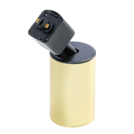 Qub Focus III Rail Spot 1-circuit - GU10 - Track Lighting - Gold Qub Focus III Rail Spot 1-circuit - GU10 - Track Lighting - Gold