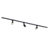 Focus III 200cm 3 Spots GU10 Track Lighting Black Focus III 200cm 3 Spots GU10 Track Lighting Black