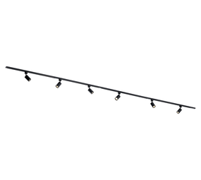 Qub Focus III 400 cm 6 Spots GU10 Schienenbeleuchtung Schwarz Qub Focus III 400 cm 6 Spots GU10 Schienenbeleuchtung Schwarz