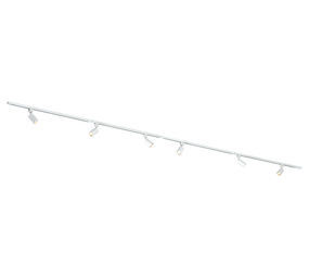 Qub Focus III 400cm 6 spots GU10 Éclairage sur rail Blanc Qub Focus III 400cm 6 spots GU10 Éclairage sur rail Blanc