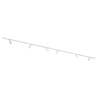 Qub Qub Focus III Monophasé Luminaire Plafonnier LED – 400cm - 6x GU10 Spot Sur Rail - 4x 1m Barre de Spot Plafond –  I-Form - Plafonnier intérieur Blanc Moderne – Spots et Rails de Spots