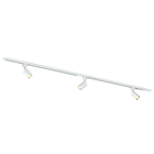 Qub Focus III - 1-Fase  Railverlichting - GU10 – 200cm – I-vorm - 3 spots - Railsysteem – Wit