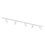 Qub Focus III 200cm 5 Spots GU10 Railverlichting Wit