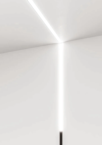 Qub Line Magnet-Schiene Innenwinkel – Decke-zu-Wand – Aufputzmontage – Schwarz – 48V Magnetschiene – Modular & Erweiterbar Qub Line Magnet-Schiene Innenwinkel – Decke-zu-Wand – Aufputzmontage – Schwarz – 48V Magnetschiene – Modular & Erweiterbar