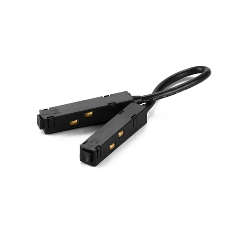 Qub Connecteur Flexible de Rail Magnétique i et L - Noir Qub Connecteur Flexible de Rail Magnétique i et L - Noir