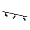 Qub Qub Focus III 1-Phasen Led Schienensystem - 100cm - 3x GU10 Spots - 1x 1m Schienen - I-Form - Deckenstrahler Schwarz - Erweiterbar & flexibel - LED-kompatibel - Modernes Design Spot lampe Qub Qub Focus III 1-Phasen Led Schienensystem - 100cm - 3x GU10 Spots - 1x 1m Schienen - I-Form - Deckenstrahler Schwarz - Erweiterbar & flexibel - LED-kompatibel - Modernes Design Spot lampe