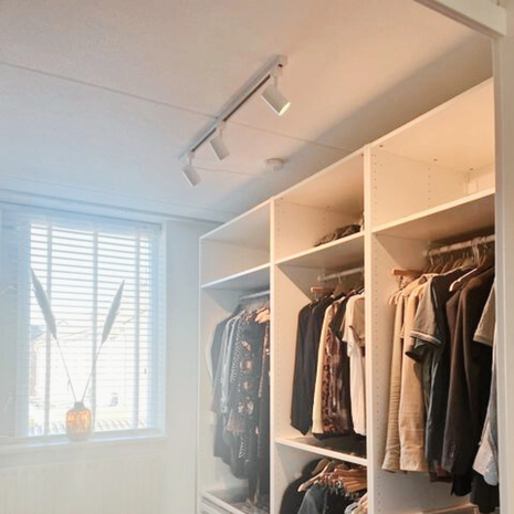 Qub Focus III - 1-Fase  Railverlichting - GU10 – 100cm – I-vorm - 3 spots - Railsysteem - Wit Qub Focus III - 1-Fase  Railverlichting - GU10 – 100cm – I-vorm - 3 spots - Railsysteem - Wit