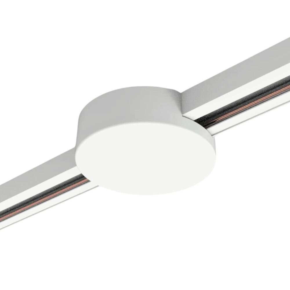 Ronde Plafondplaat voor 1-fase railverlichting - Wit Ronde Plafondplaat voor 1-fase railverlichting - Wit