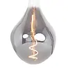 Qub Glazen Hanglamp Vespera - E27 Sfeerlamp - Zwart - 4W - 1800K Warm Licht - Decoratief Design