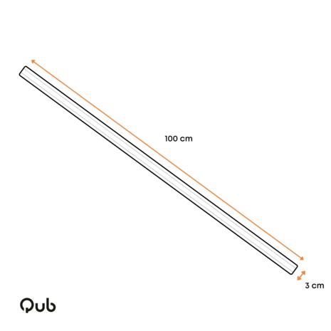 3-fase spanningsrails - opbouw - 1 meter - Wit - losse rail 3-fase spanningsrails - opbouw - 1 meter - Wit - losse rail