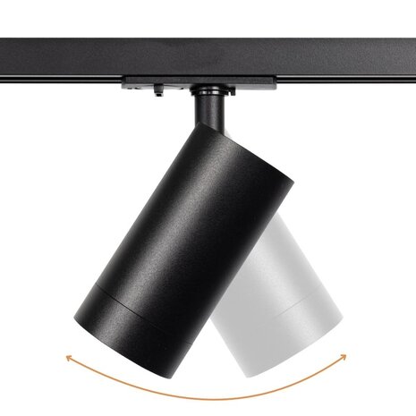 Viror Mesh – Spot GU10 – Noir – Éclairage sur rail monophasé Viror Mesh – Spot GU10 – Noir – Éclairage sur rail monophasé