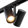 Qub Viror Duo - 1‑Phasen LED Doppelschienenspot - 2x GU10 - Schwarz - Minimalistisches & Verstellbares Design - Für stilvolle Wohnräume Qub Viror Duo - 1‑Phasen LED Doppelschienenspot - 2x GU10 - Schwarz - Minimalistisches & Verstellbares Design - Für stilvolle Wohnräume