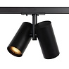 Qub Viror Duo - 1‑Phasen LED Doppelschienenspot - 2x GU10 - Schwarz - Minimalistisches & Verstellbares Design - Für stilvolle Wohnräume Qub Viror Duo - 1‑Phasen LED Doppelschienenspot - 2x GU10 - Schwarz - Minimalistisches & Verstellbares Design - Für stilvolle Wohnräume