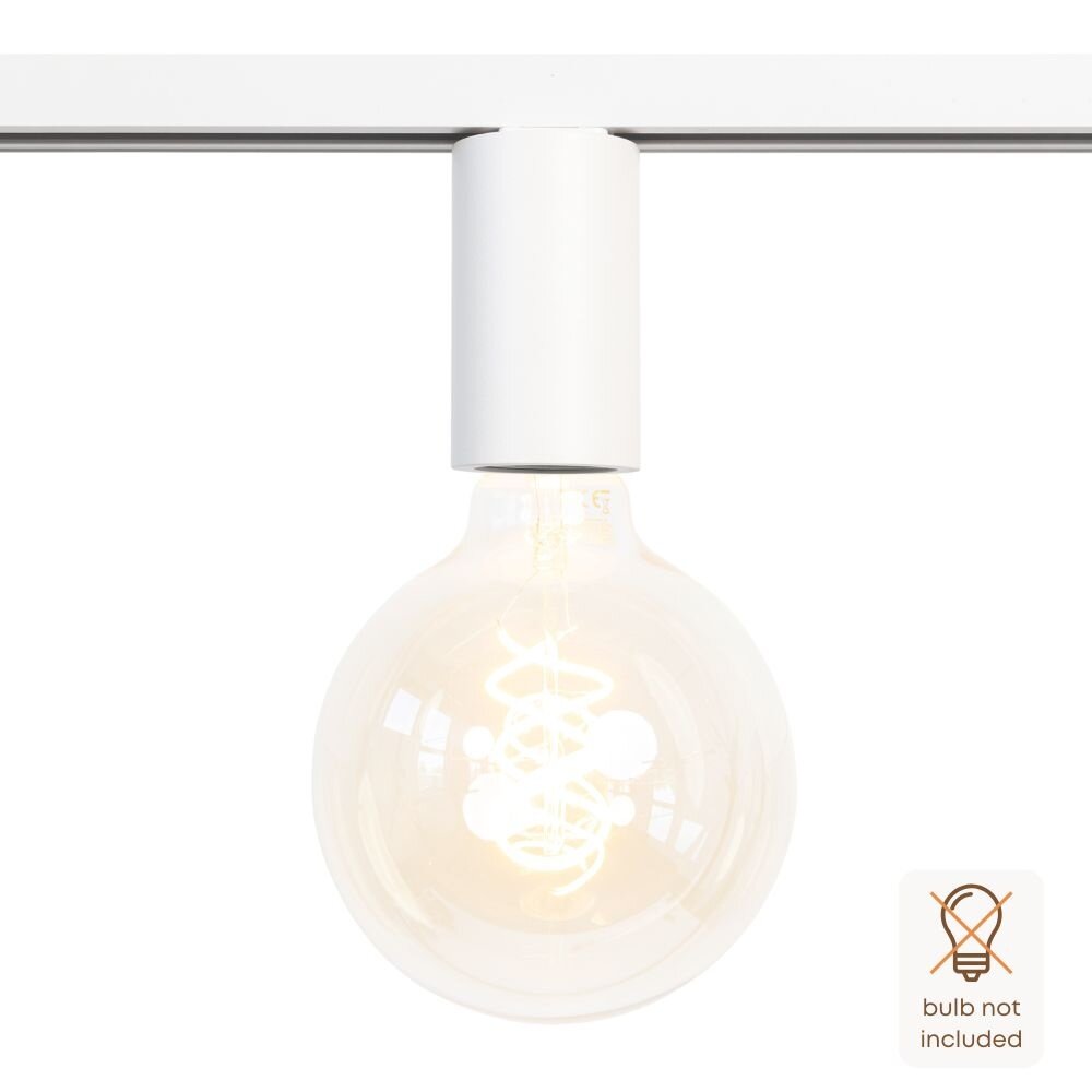 Viror Base – E27 Fitting – Wit – 1-fase railverlichting Viror Base – E27 Fitting – Wit – 1-fase railverlichting