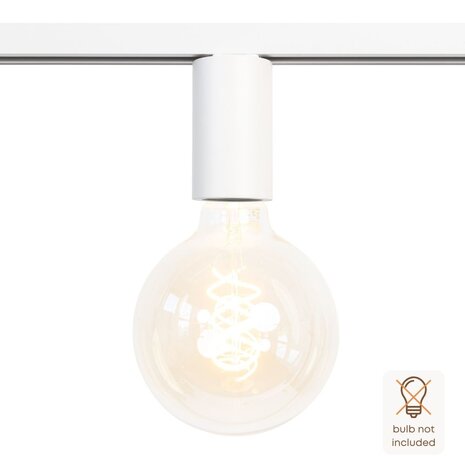 Viror Base – E27 Fitting – Wit – 1-fase railverlichting Viror Base – E27 Fitting – Wit – 1-fase railverlichting