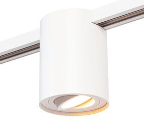 Viror Orbit - Spot GU10 - Blanc - Éclairage sur rail monophasé