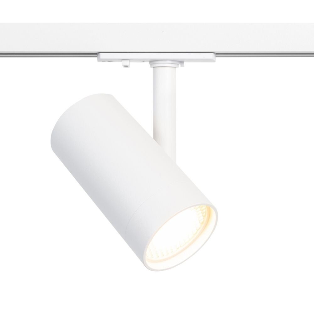 Qub 1-Phasen-Schienensystem – GU10 – 200 cm – I-Form – 5 Viror Mesh Spots – Schienensystem – Weiß