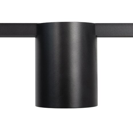 Qub  1-phase track lighting – GU10 – 300 cm – I-shape – 3 Viror Orbit spots – track system – Black