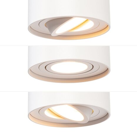 Qub Focus III 1-Fase Railverlichting - GU10 - 300cm - I-vorm - 3 Viror Orbit spots - Railsysteem - Wit Qub Focus III 1-Fase Railverlichting - GU10 - 300cm - I-vorm - 3 Viror Orbit spots - Railsysteem - Wit