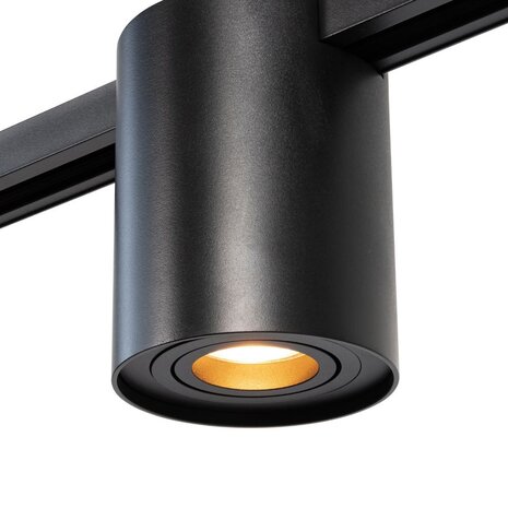 Qub Focus III 1-Fase Railverlichting - GU10 - 400cm - I-vorm - 6 Viror Orbit spots - Railsysteem - Zwart Qub Focus III 1-Fase Railverlichting - GU10 - 400cm - I-vorm - 6 Viror Orbit spots - Railsysteem - Zwart