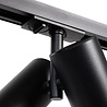 Qub Focus III rail d’éclairage monophasé - GU10 - 300 cm - forme I - 2 spots Viror Duo- 2 spots Viror Orbit - système sur rail - noir Qub Focus III rail d’éclairage monophasé - GU10 - 300 cm - forme I - 2 spots Viror Duo- 2 spots Viror Orbit - système sur rail - noir