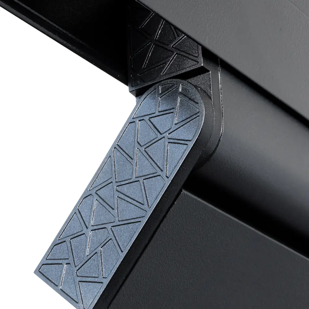 Qub Verstellbare Line Dots 18 - Magnetische Schienenbeleuchtung - 48V - Schwarz - Zigbee