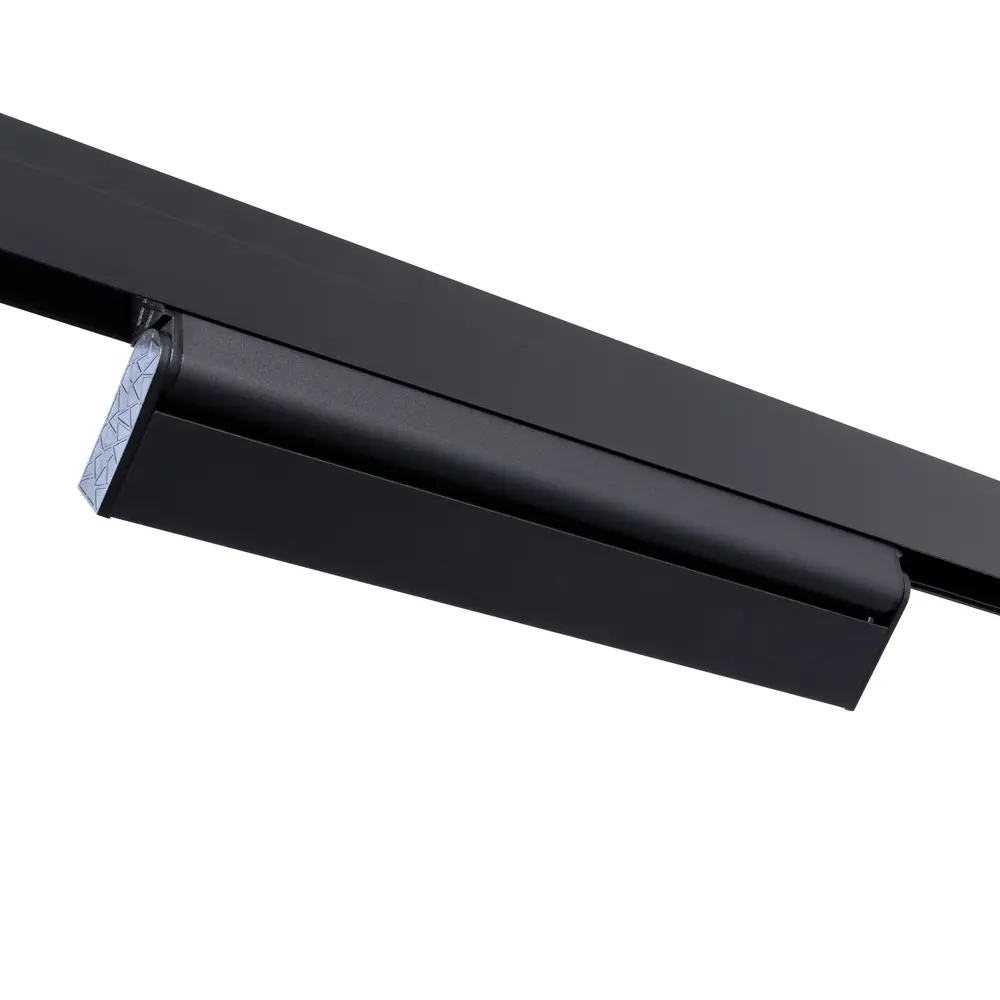 Qub Points en ligne réglables 18 - Éclairage sur rail magnétique - 48V - Noir - Zigbee