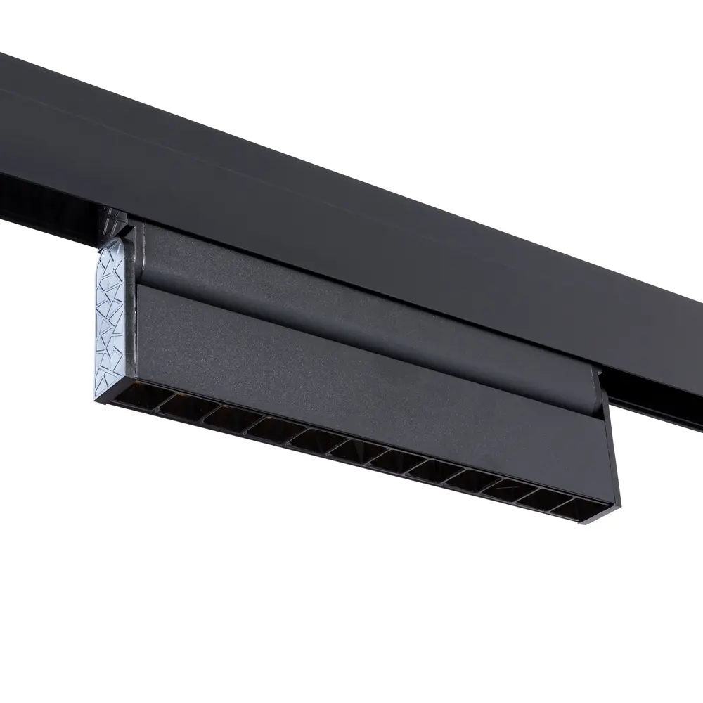 Qub Verstelbare Line Dots 12  - Magneet Railverlichting - 48V - Zwart - Zigbee