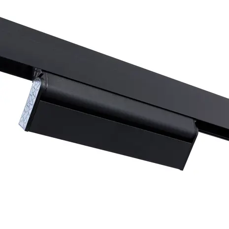 Qub Adjustable Line Dots 12 - Magnetic Rail Lighting - 48V - Black - Zigbee