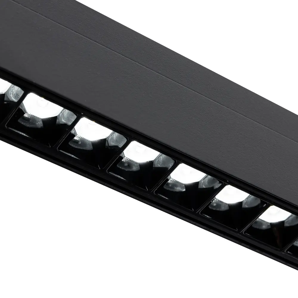 Qub Line Dots 18 - Magnetic Track Lighting - 48V - Black - Zigbee Qub Line Dots 18 - Magnetic Track Lighting - 48V - Black - Zigbee