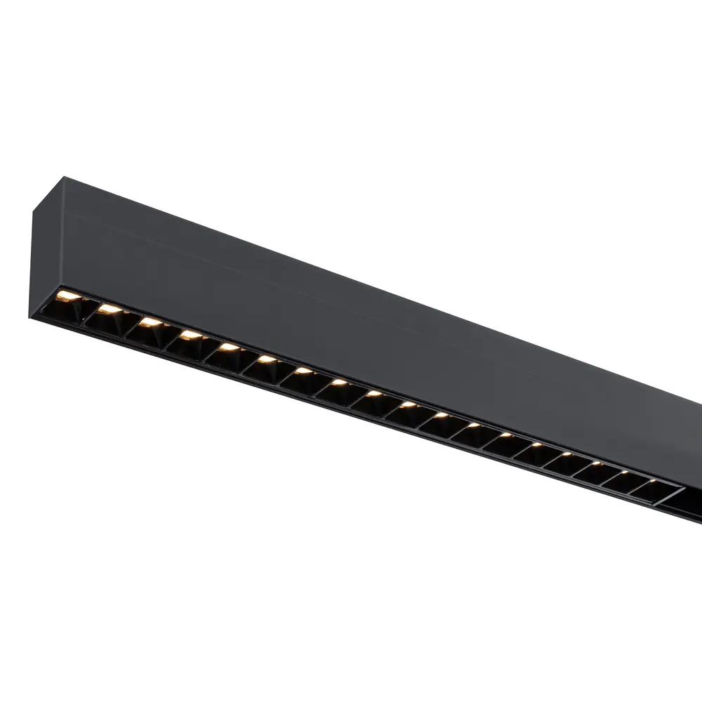 Qub Line Dots 18 - Magnetic Track Lighting - 48V - Black - Zigbee Qub Line Dots 18 - Magnetic Track Lighting - 48V - Black - Zigbee