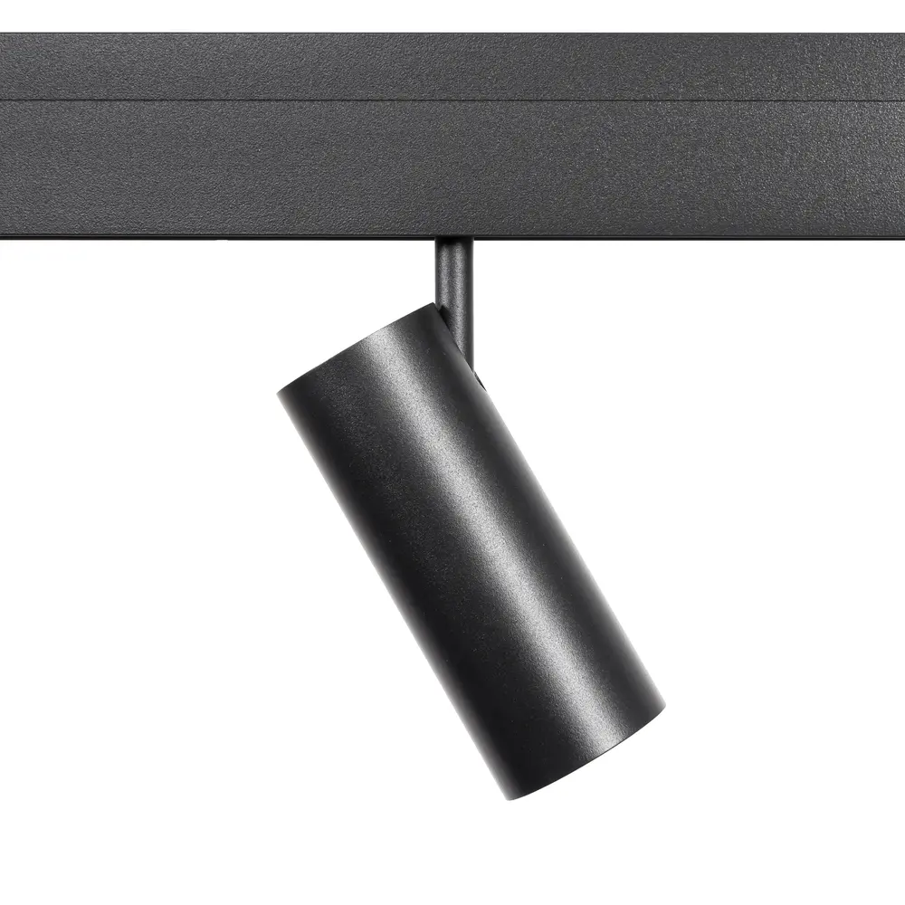 Qub Qub Line Magnet Schienensystem – 2 m – 3x Magnetische Railspot Single & 2x Pendelleuchte – Schwarz – Zigbee-kompatibel – Smart Lichtsystem