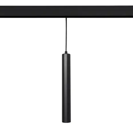 Qub Line Magnetrail - 3 Meter - 3x Railspot Single + 2x Pendant Lamp Single - Black - Zigbee - Smart lighting