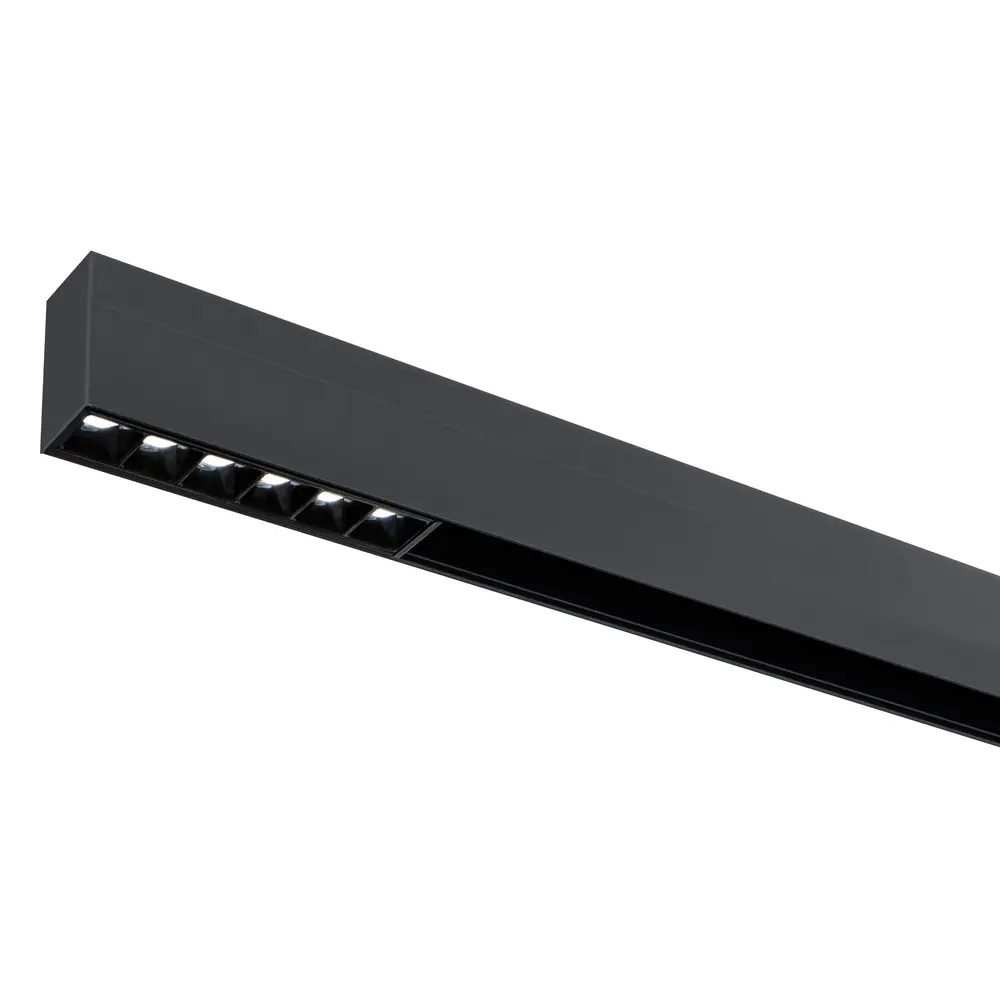 Qub Line Dots 6 – Smart Zigbee – Magnet-Schienenbeleuchtung – 48V LED-Spotleiste – Schwarz – Intelligente Beleuchtung für Magnetschienensysteme Qub Line Dots 6 – Smart Zigbee – Magnet-Schienenbeleuchtung – 48V LED-Spotleiste – Schwarz – Intelligente Beleuchtung für Magnetschienensysteme