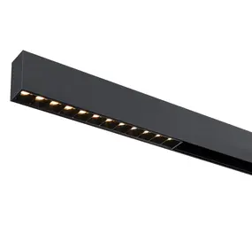 Qub Line Dots 12 - Magnet-Schienenbeleuchtung - 48V - Schwarz - Zigbee