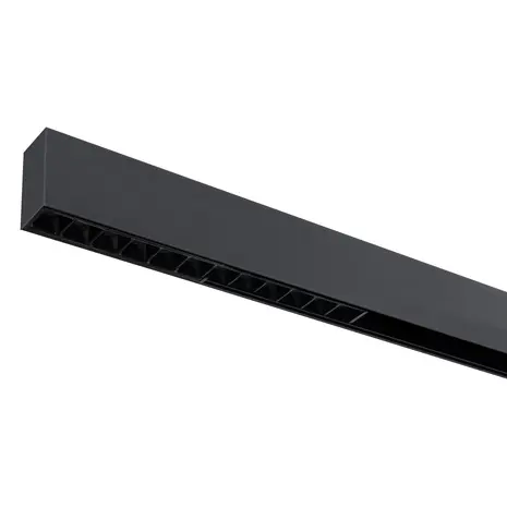 Qub Line Dots 12 - Éclairage sur Rail Magnétique - 48V - Noir - Zigbee