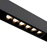 Qub Rail Magnétique Line - 3 Mètres - 3x Spot de Rail Simple + 2x Line Dots 6 - Noir - Zigbee - Éclairage Intelligent