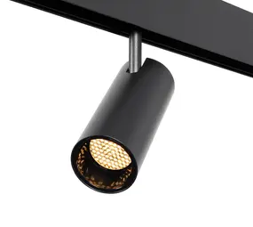 Qub Line Single Railspot - Smart Zigbee - Magneet Railverlichting - 48V - Zwart Qub Line Single Railspot - Smart Zigbee - Magneet Railverlichting - 48V - Zwart