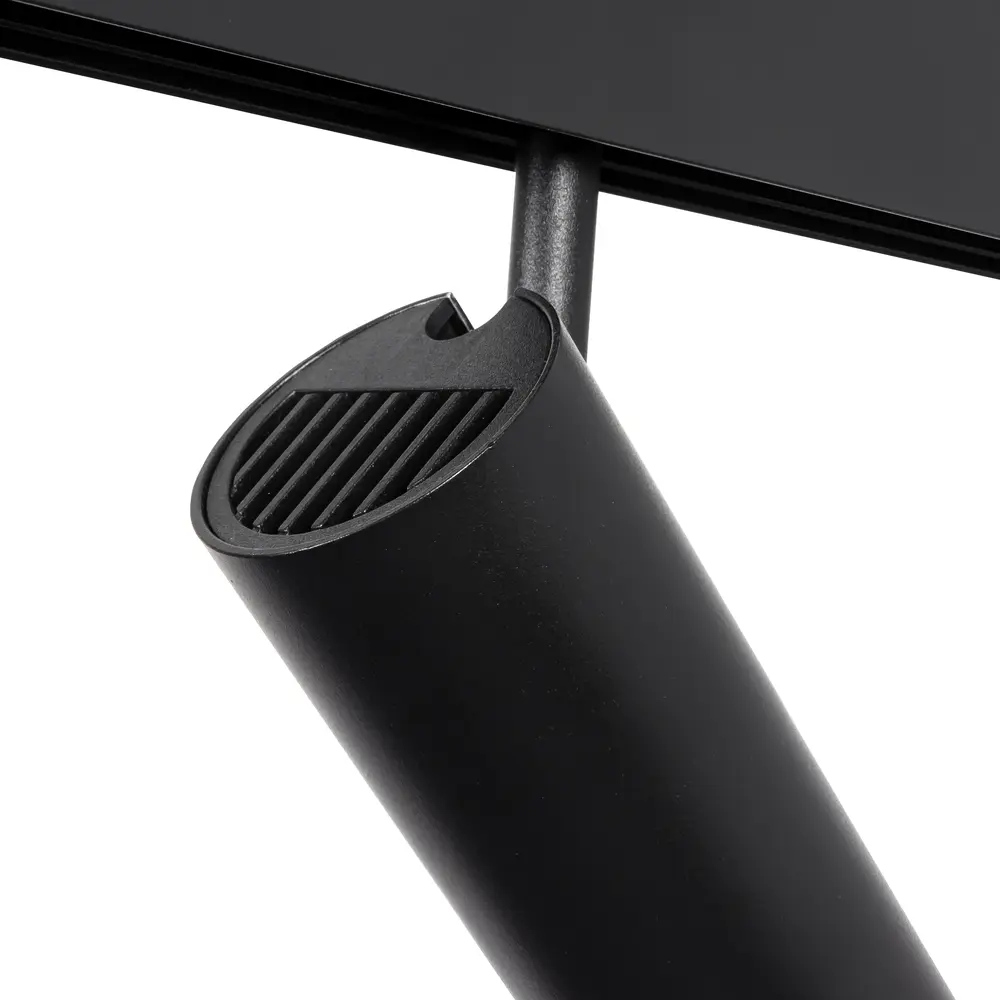 Qub Line Single Railspot - Smart Zigbee - Magneet Railverlichting - 48V - Zwart