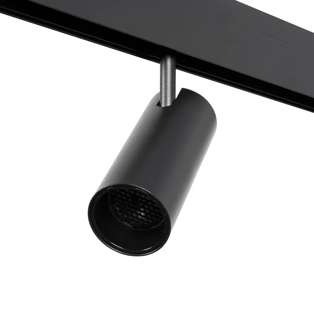 Qub Line Single Railspot - Smart Zigbee - Éclairage sur Rail Magnétique - 48V - Noir