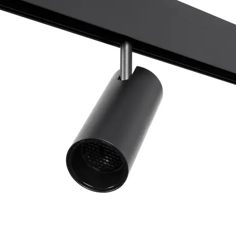 Qub Line Single Track Spot - Smart Zigbee - Magnetic Track Lighting - 48V - Black