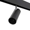 Qub Line Single Railspot - Smart Zigbee - Éclairage sur Rail Magnétique - 48V - Noir