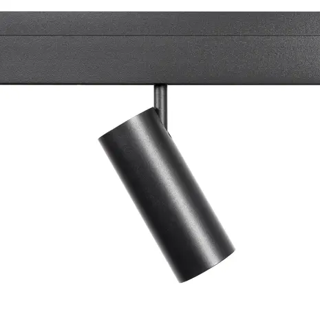 Qub Line Single Railspot - Smart Zigbee - Éclairage sur Rail Magnétique - 48V - Noir