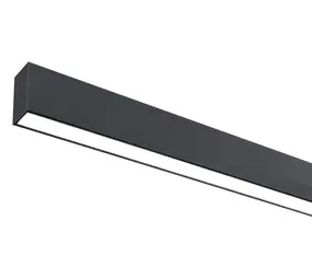 Qub Line Stripe 60 Zigbee Smart - Magnet-Schienenbeleuchtung - 48V - Schwarz - LED-Streifen für Schienenbeleuchtung